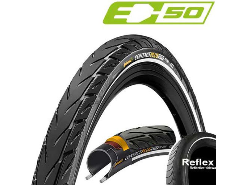 Continental Contact Plus City Drahtreifen (55-584 | schwarz)