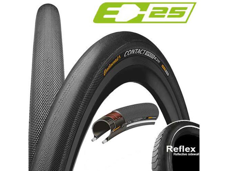Continental Contact Speed Drahtreifen (50-559 Reflex | schwarz)
