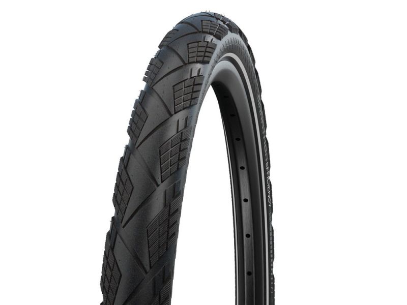 Schwalbe Marathon EfficiencyHS617 Fahrradreifen (28" | 1,70" | Reflex | VG | EL | SR | AdxR | fbE50 | schwarz)