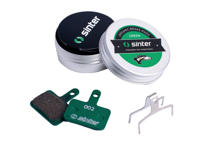 Sinter 002 Shimano B Scheibenbremsbeläge (organisch | MTB Race | grün)