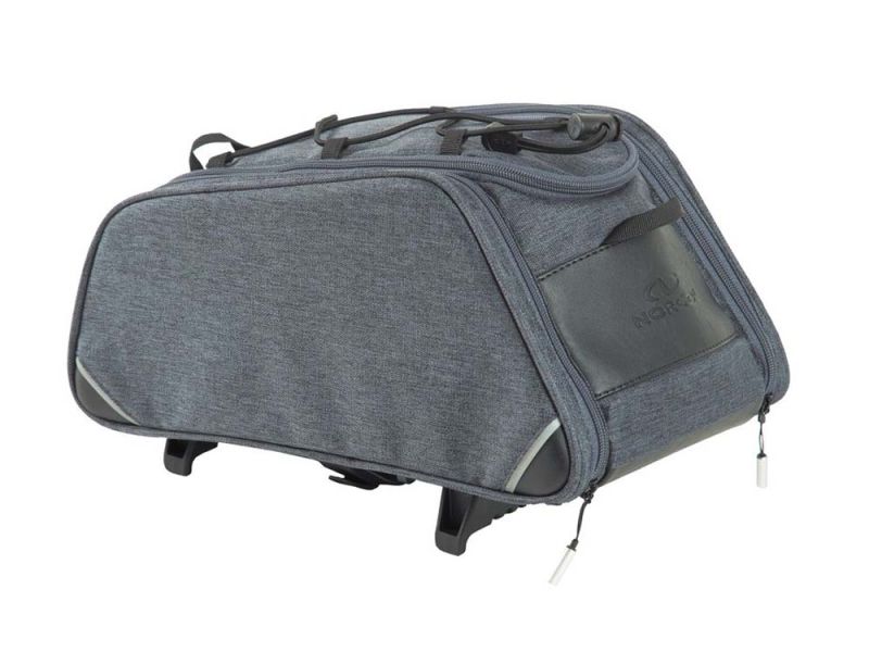 Norco Drayton Topklip Gepäckträgertasche (10 Liter | Topkllip | grau)