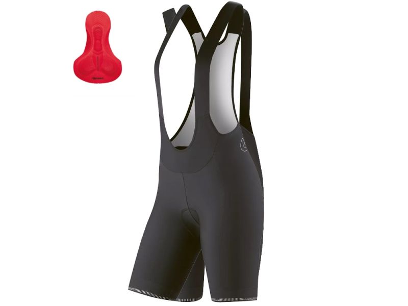 Gonso Sitivo Red Women's Short Bib Shorts
