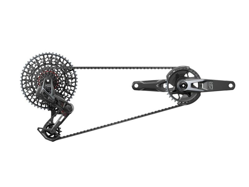 SRAM X0 T-Type Eagle AXS V2 Schaltgruppenset (10-52 Zähne | 165mm)