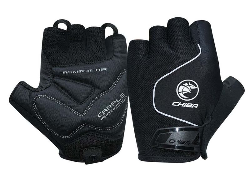 Chiba Cool Air Fahrradhandschuhe (schwarz)