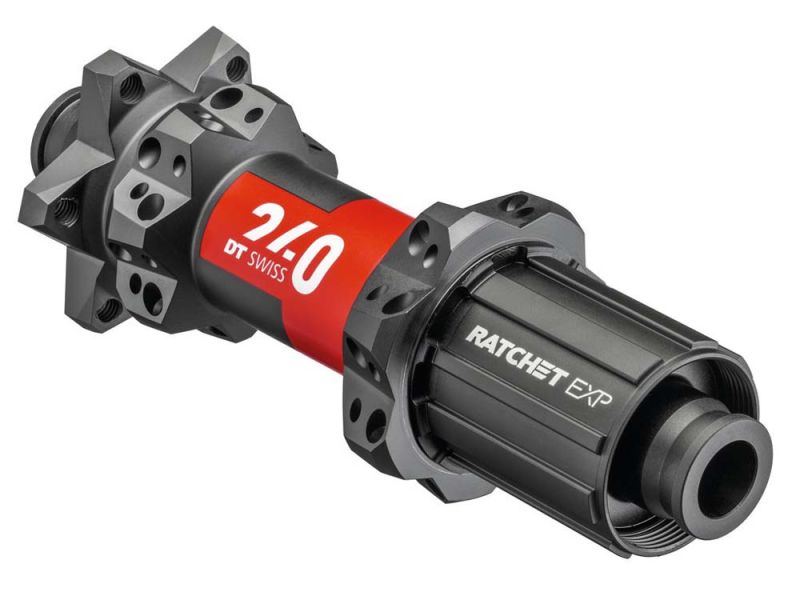 DT Swiss 240EXP MTB DB Straightpull Hinterradnabe (142/12mm TA | 28 Loch | IS 6-bolt | Shimano Light)