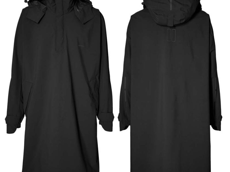 Basil Mosse Regenponcho (jet black)