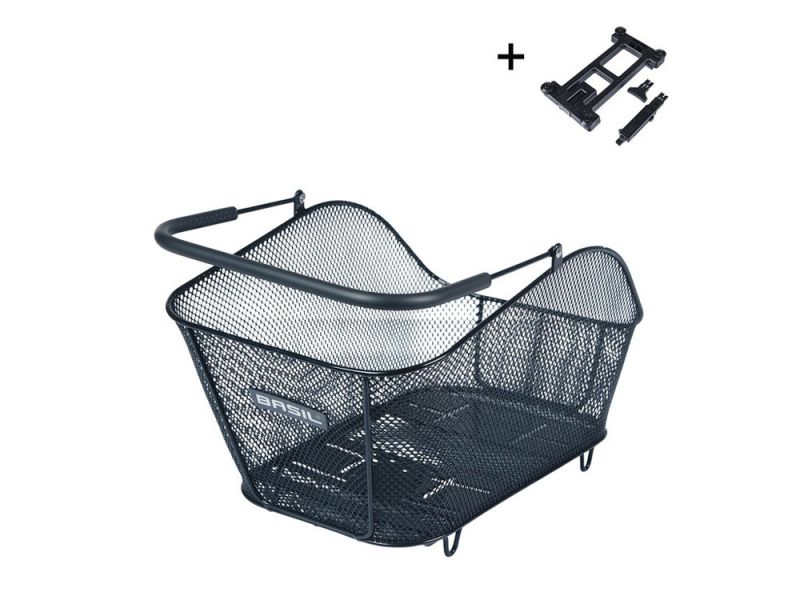 Basil Icon M NX Hinterradkorb (schwarz)