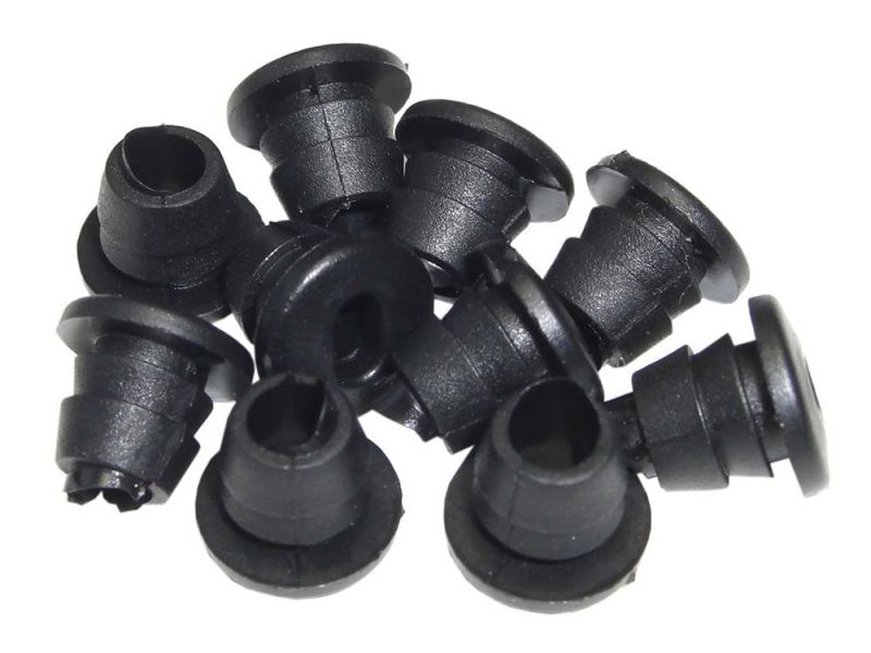 Westphal Kabelnippel 803/80 (für Rahmenrohr | schwarz | 10 Stück)