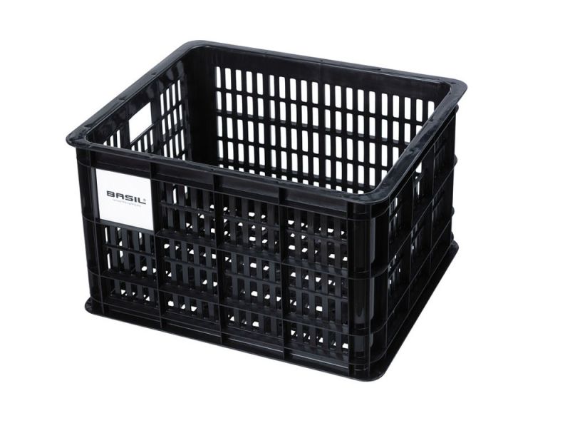 Basil Crate M Fahrradkasten (29.5 Liter | schwarz)
