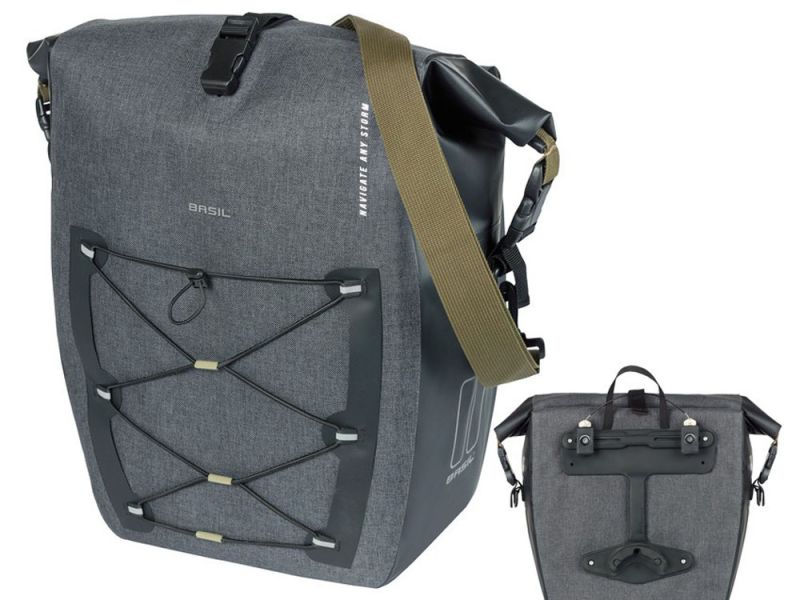 Basil Navigator Storm Side L Einzeltasche (25-31 Liter | MIK)