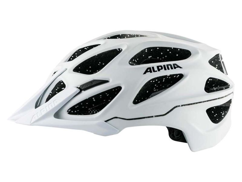 Alpina Mythos Tocsen Fahrradhelm (mattweiß)