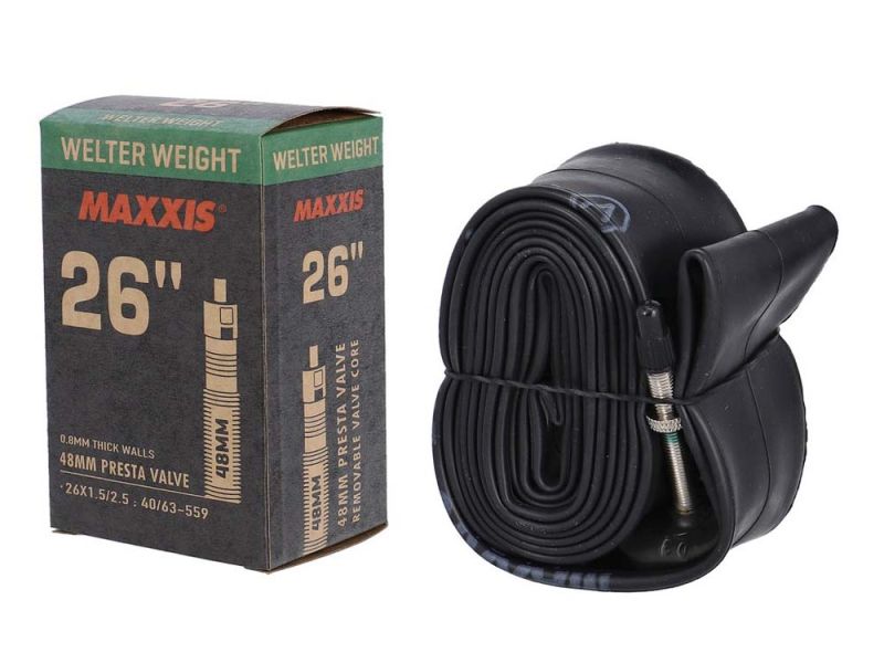Maxxis WelterWeight Fahrradschlauch (26" | 1.50-2.50" | 40/63-559 | FV 48mm)