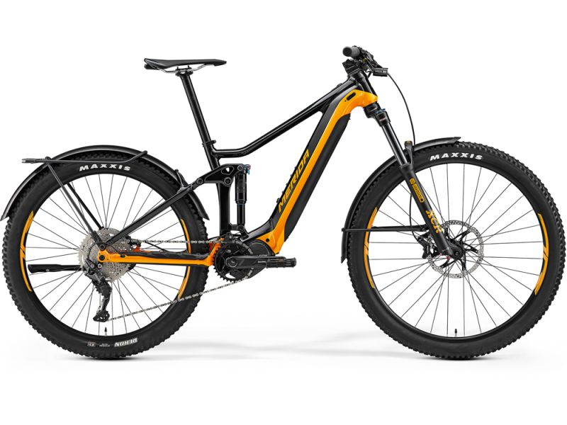 Merida eOne-Forty 400 EQ EP1 Fully MTB E-Bike (29 / 27.5 Zoll | 630Wh | orange)-50 cm