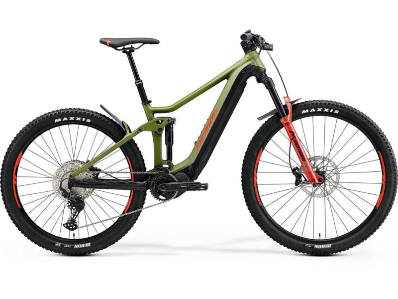Merida eOneForty 500 Fully MTB e-bike (27/29" | 630Wh | black / green)