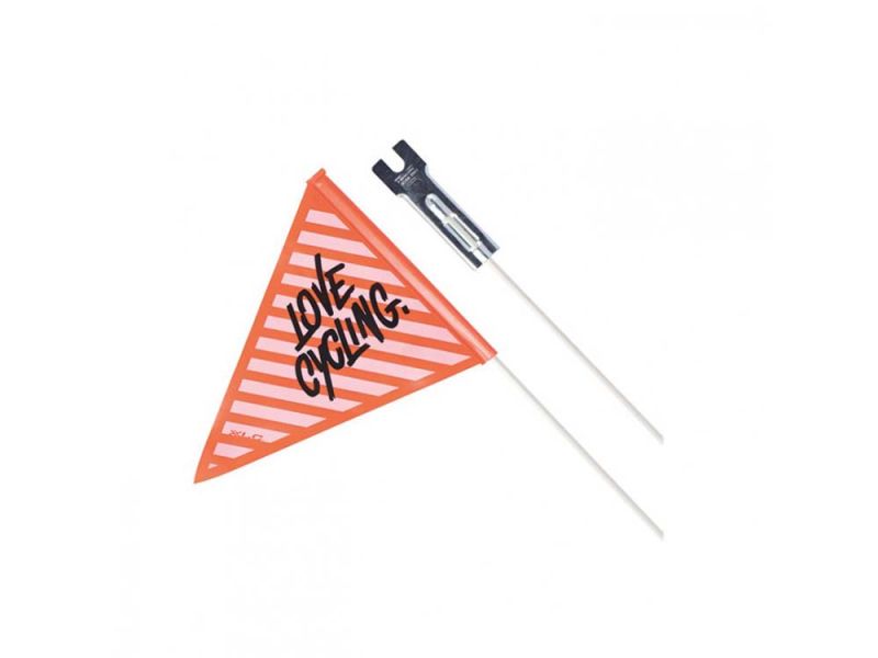 XLC SF-C01 Sicherheitswimpel (zweiteilig | schwarz / orange)