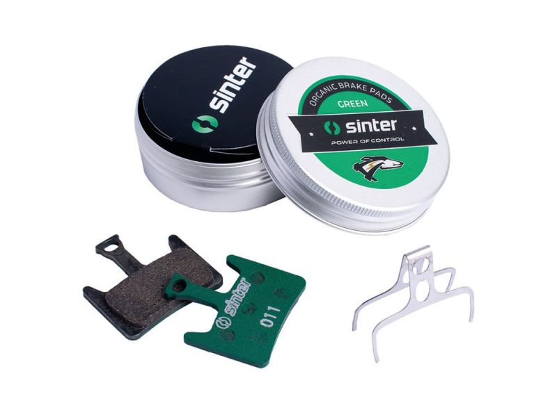 Sinter 011 Hayes Scheibenbremsbeläge (organisch | MTB Race | grün)