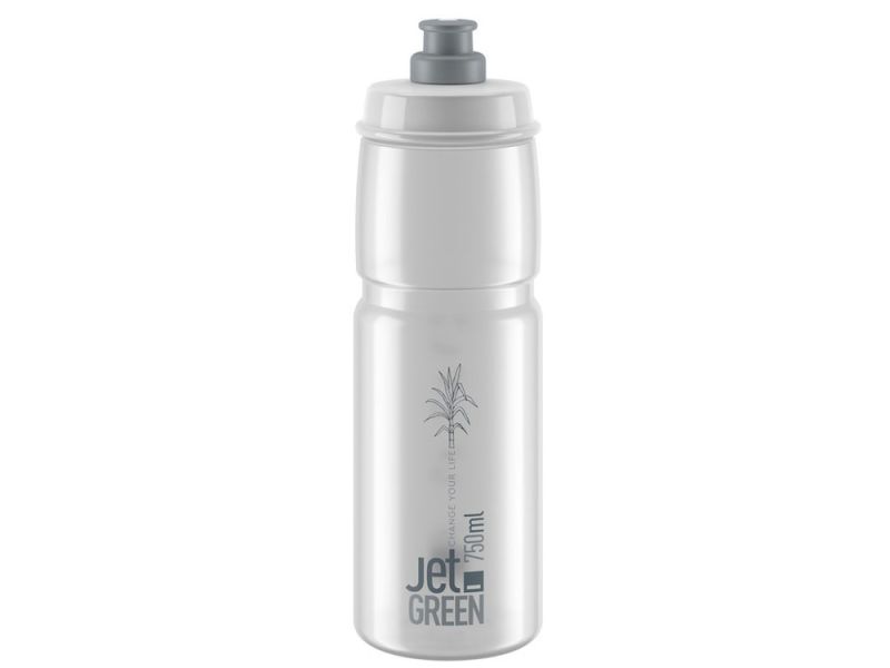 Elite Jet Green Trinkflasche (750ml | klar / grau)