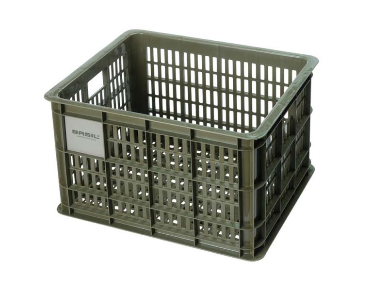 Basil Crate M Fahrradkasten (29,5 Liter | grün)