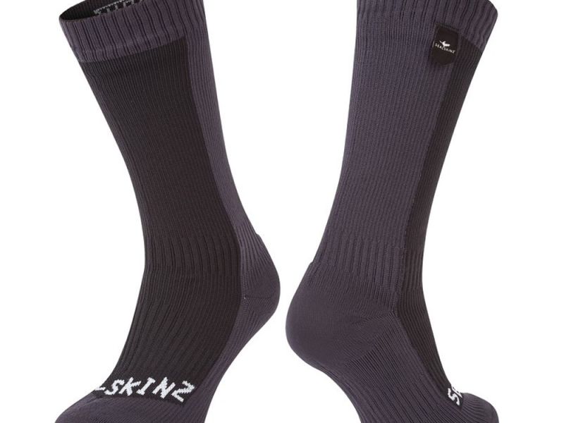 SealSkinz Starston Socken (schwarz / grau)-XL