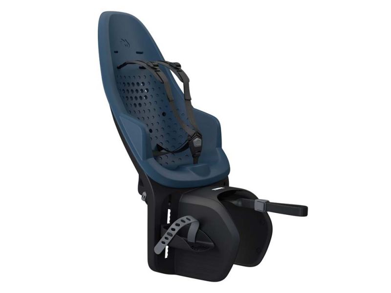 Thule Yepp 2 Maxi Kindersitz (Majolica Blue | Befestigung Gepäckträger)