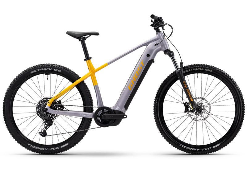 Ghost E-Teru Universal MTB E-Bike (27,5" | 600Wh | grau / mango)-40cm