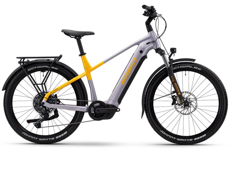 Ghost E-Teru Universal EQ High MTB E-Bike (27,5" | 600Wh | grau / mango)-55cm
