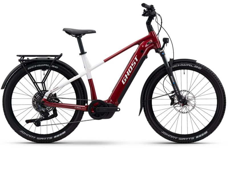 Ghost E-Teru Advanced EQ High MTB E-Bike (27,5" | 800Wh | rot / weiß)-55cm
