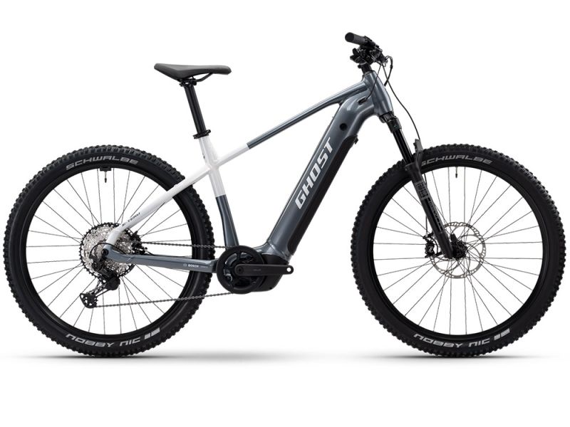 Ghost E-Teru Pro MTB E-Bike (29" | 800Wh | hellgrau / weiß)-55cm