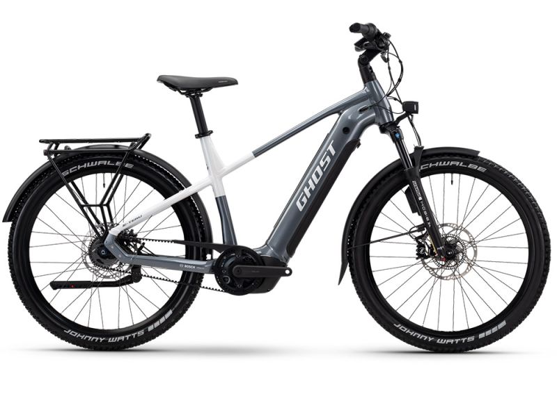 Ghost E-Teru Pro EQ ABS High MTB E-Bike (27,5" | 800Wh | hellgrau / weiß)-55cm