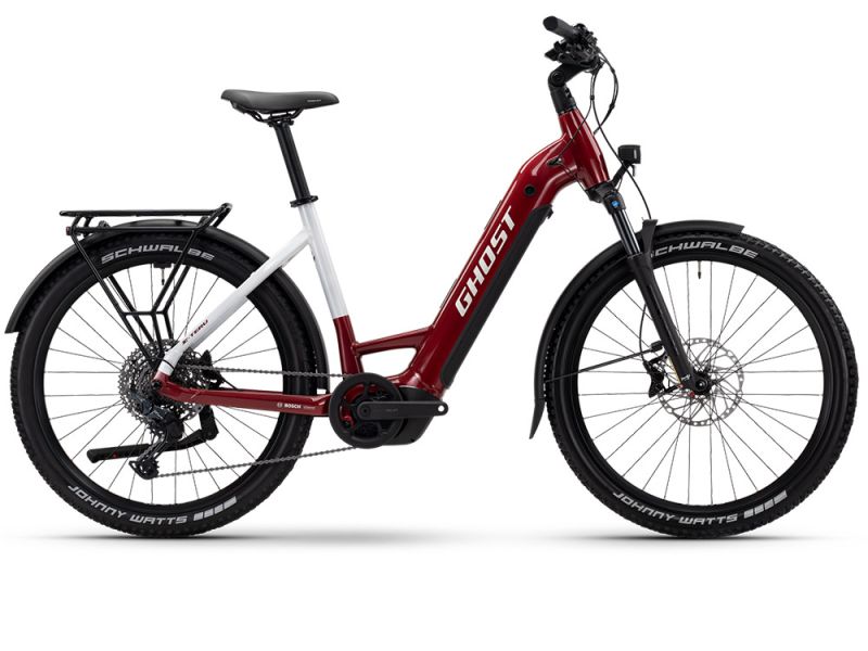 Ghost E-Teru Advanced EQ Mid MTB E-Bike (27,5" | 800Wh | rot / weiß)-50cm