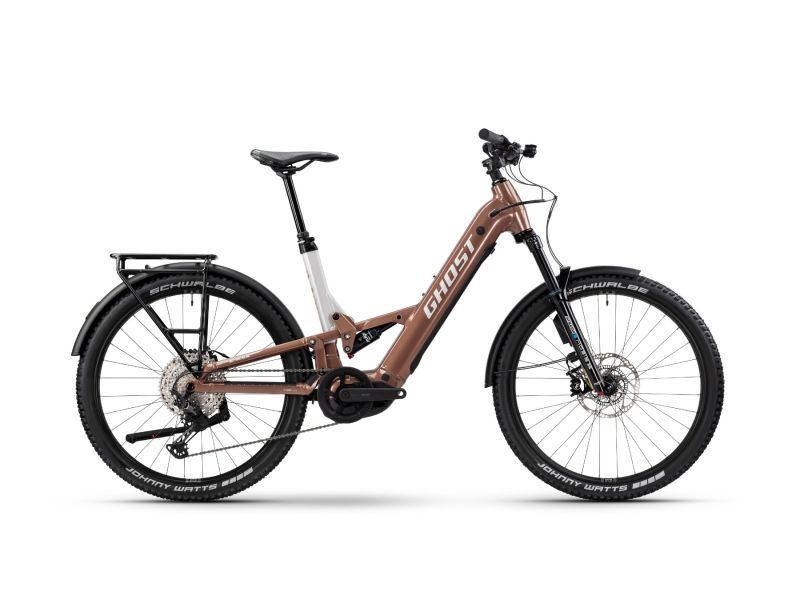 Ghost E-ASX ABS EQ Low | Fully Mountainbike | 27.5" | 800Wh Bosch CX | tropic rose / arctic dust-45cm
