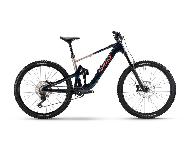 Ghost Path Riot CF Advanced High | E-MTB Fully | 29" | 480Wh Fazua Ride60 | ink blue / ice rose-46.5cm