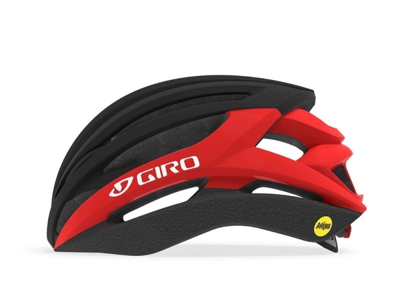 Giro Syntax MIPS bike helmet (matt black / light red)