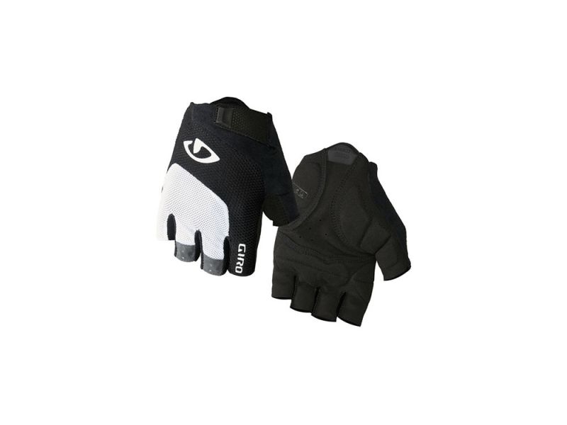 Giro Bravo Gel cycling gloves (black / white)