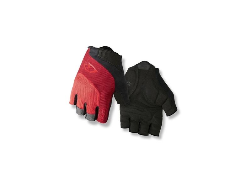 Giro Bravo Gel cycling gloves (red)