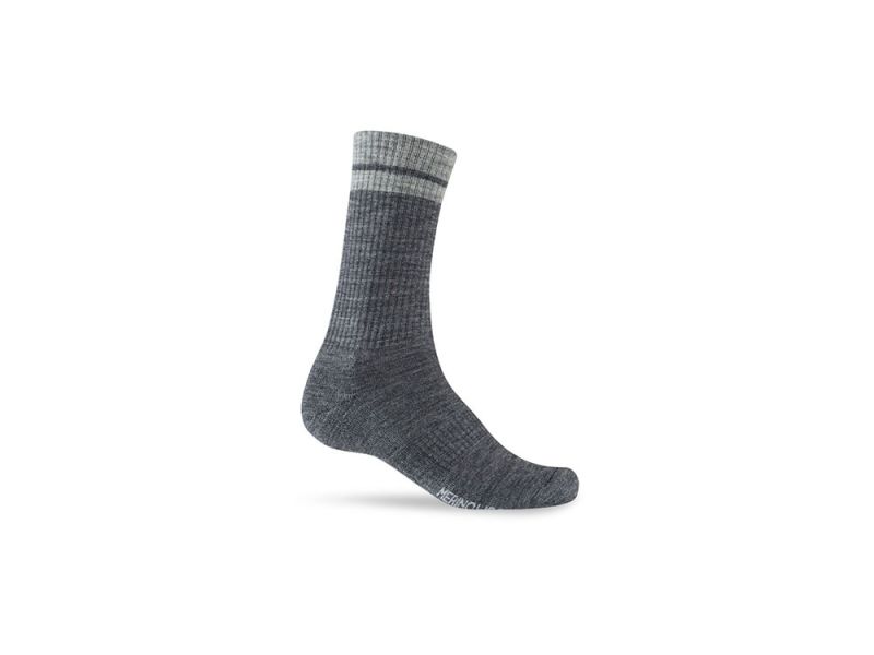 Giro Merino Wool cycling socks (charcoal black / grey)
