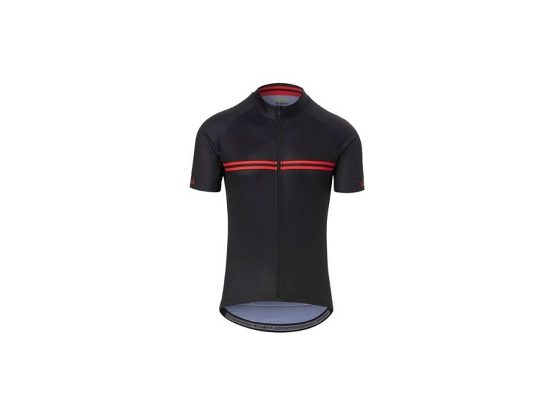 Giro Bike Chrono Sport Trikot kurz black/red classic stripe