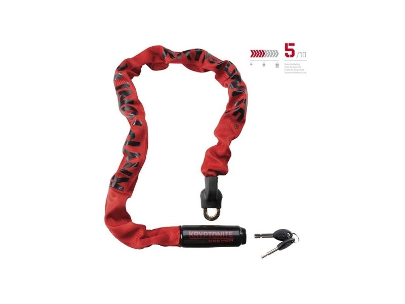 Kryptonite Keeper 785 + Chain 85cm red