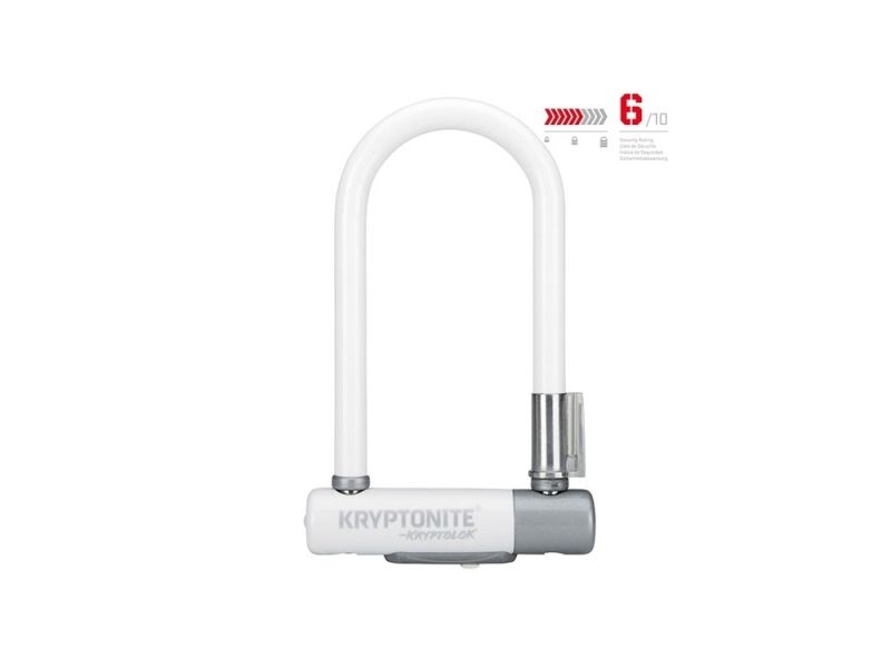 Kryptonite KryptoLok 2 Mini-7 + FlexFrame-Holder pearly white