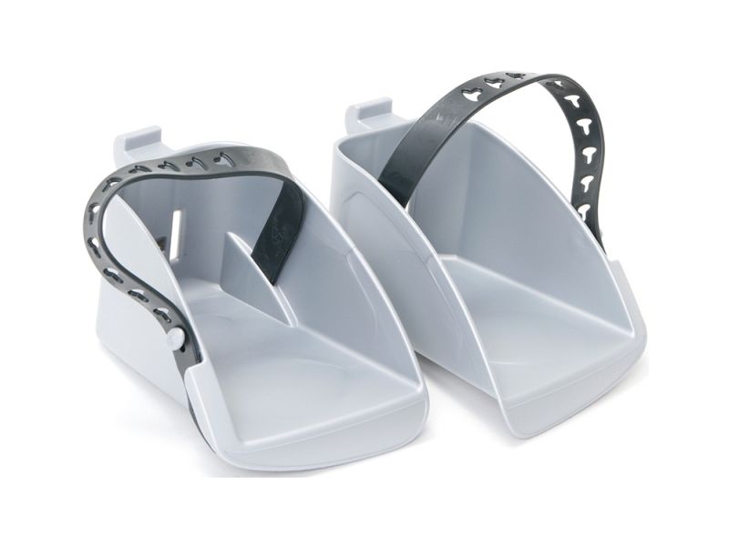 Polisport Koolah foot rests (silver)