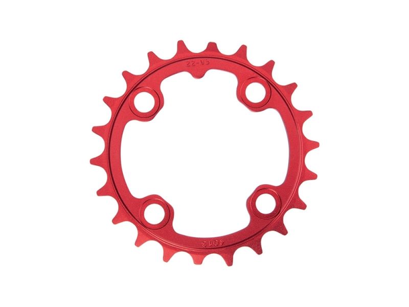 Truvativ MTB / Trekking Chain Ring (red | 22 Teeth | Alu)