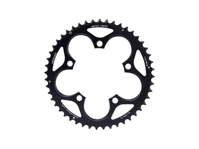 SRAM Road Double Chain Ring (GXP | 48T | 110Lk | black)