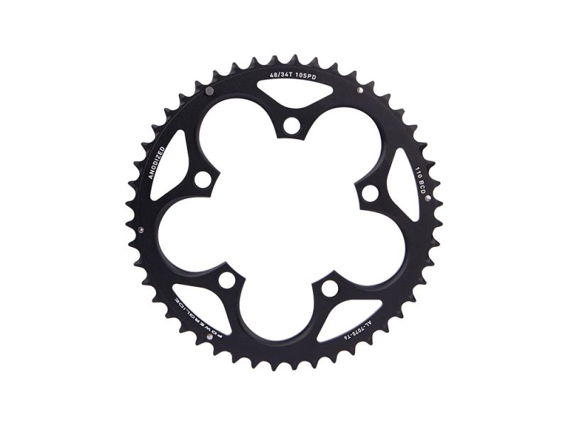 SRAM Road Double Chain Ring (BB30 | 48T | 110Lk | black)