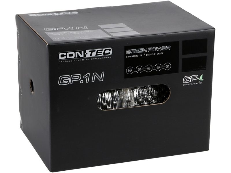 Contec GreenPower Singlespeed Chain 1 / 2x3 / 32 30mbox (grey)