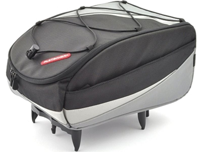 Pletscher Ascona pannier bag (incl. Adapter | black / silver)