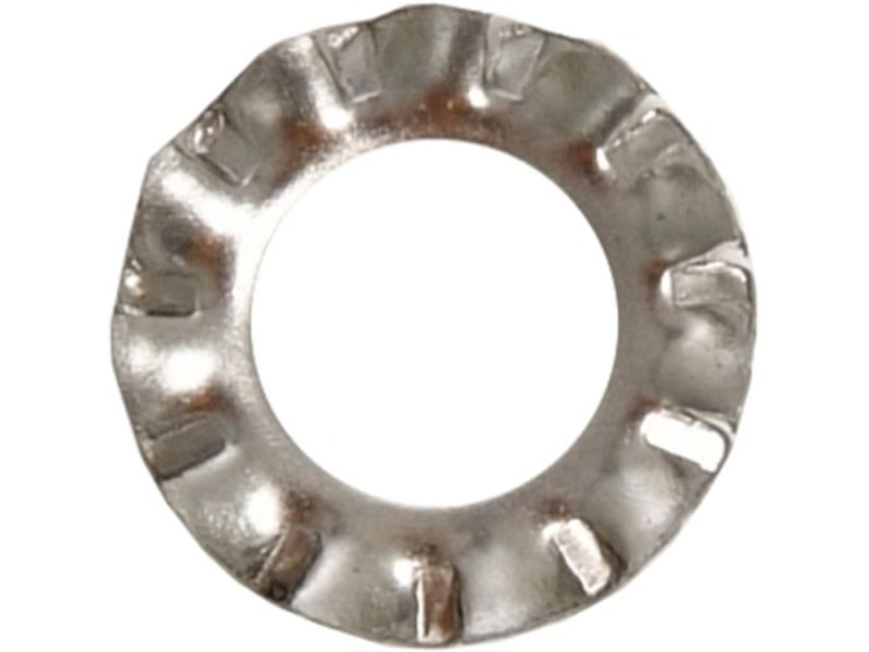 Bofix serrated lock washer (silver)