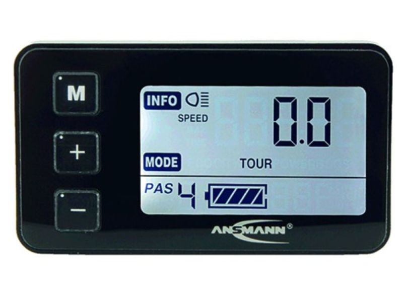 Ansmann LCD display (black)