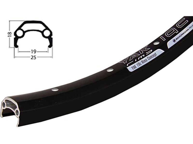 Schürmann Yak-19 Alu-Rim (19-62232l Disc | black)