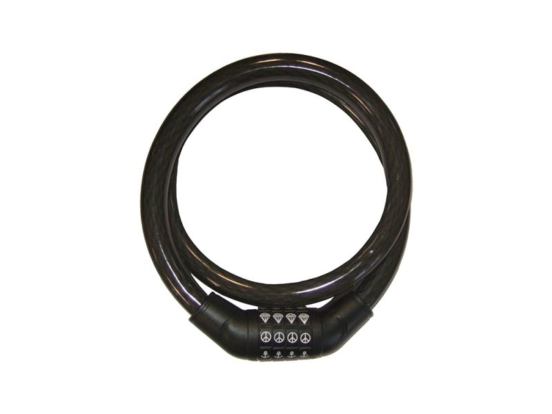 Security Plus SPS 100 number cable lock (grey / transparent)