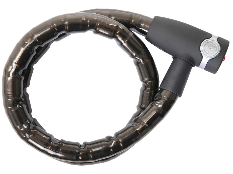 Contec Armored cable lock EcoLoc 110cm x 25mm (black / grey)